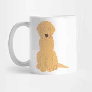 Golden Doodle Illustration Mug